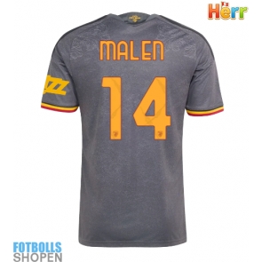 Billiga AS Roma Donyell Malen #14 Tredjeställ 2026-27 Kortärmad